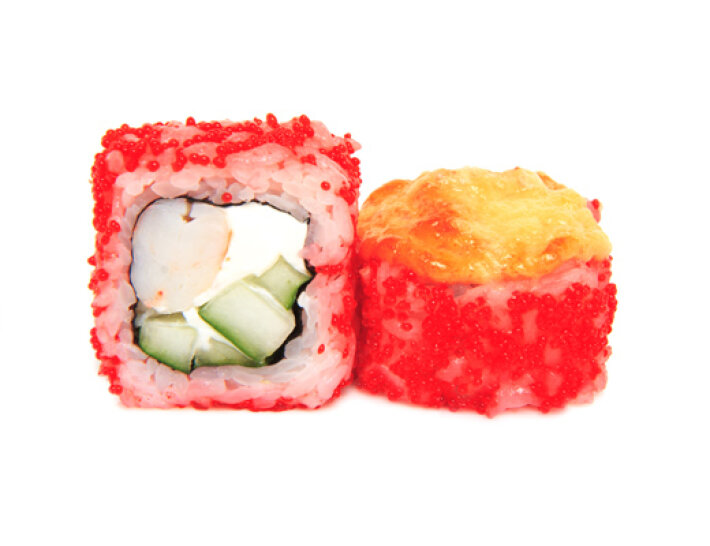 Запечённый ролл «Эби хот»