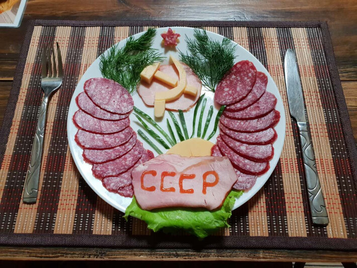 Закуска «Герб СССР»