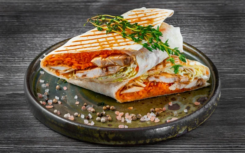 Шаурма с морковью «По-корейски»