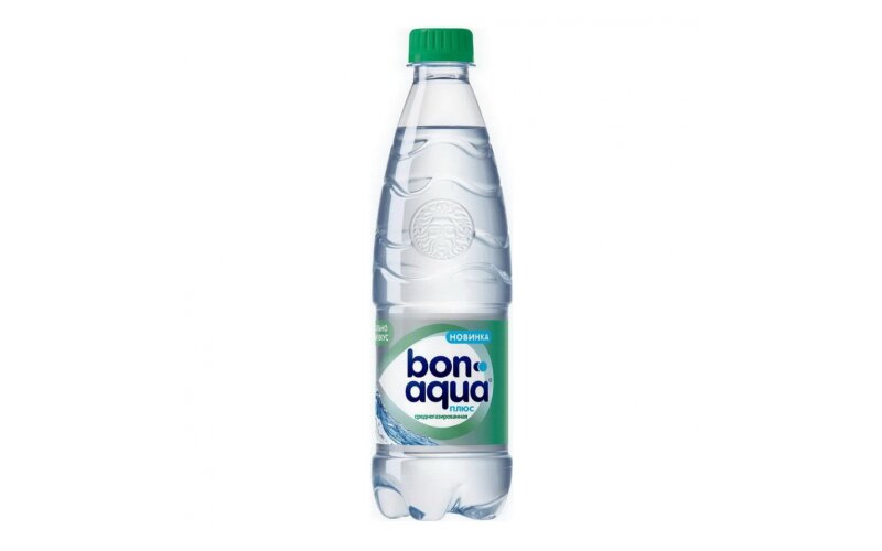 Вода BonAqua среднегазированная