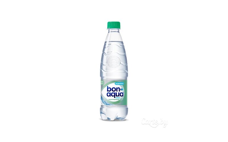 Вода «BonAqua» среднегазированная