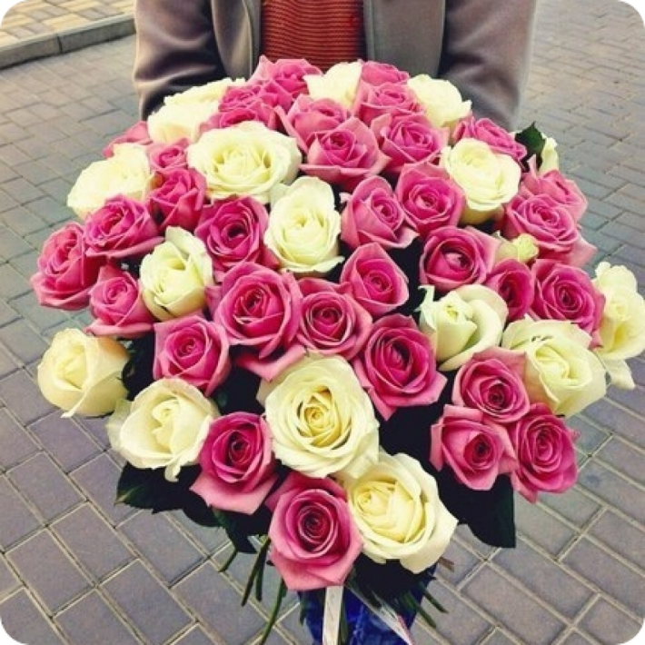 Букет из 51 розы