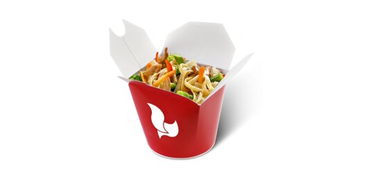 Лапша WOK c креветками