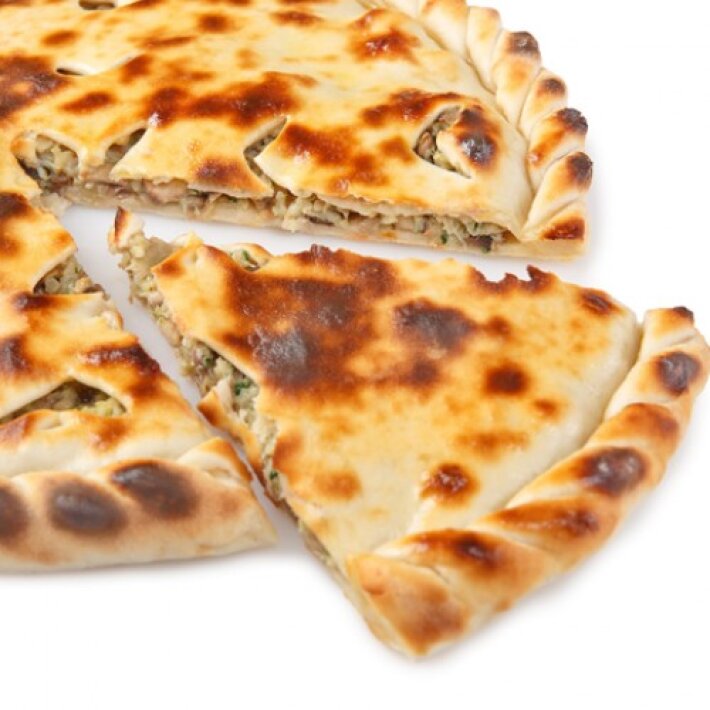 Пирог с курицей и грибами