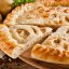 Закрытый пирог с горбушей и картофелем