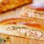 Закрытый пирог с семгой и рисом