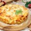 Закрытый пирог с сыром и курицей