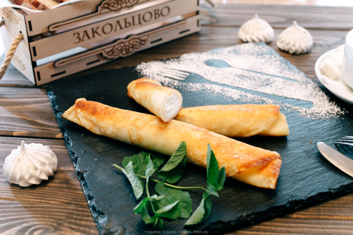 Блинчики с творогом