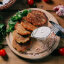 Драники со сметаной