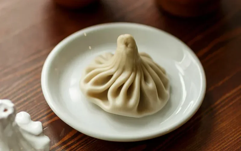 Хинкали с мясом и зеленью