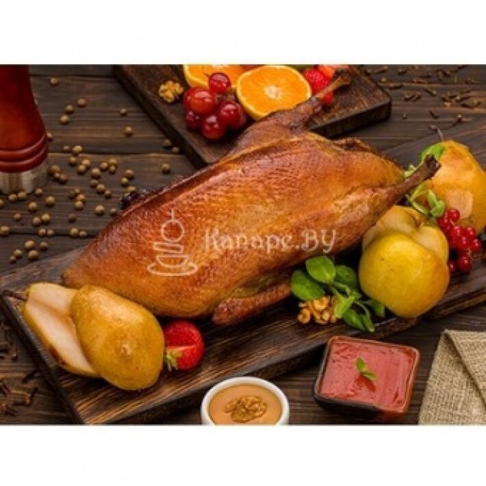 Утка фаршированная яблоками
