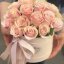 Нежная коробка из 21 розы