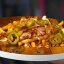 Картофель фри с беконом и перцем Халапеньо