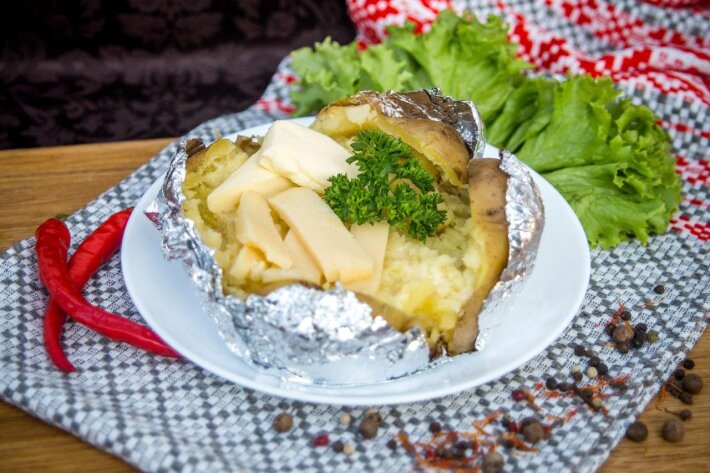 Картофель запечённый