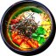 Поке-боул с курицей Свит чили, яйцом-пашот и кукурузой