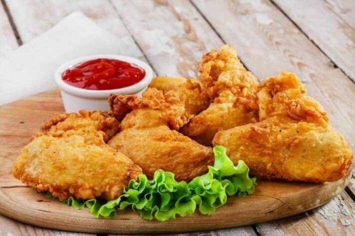 Крылышки куриные острые в панировке