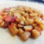 Блин с карамелизированным яблоком и корицей