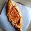 Пидэ с пряным фаршем, сыром и зеленью