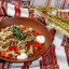 Салат Гетманский с языком и грибами