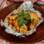 Запечённый картофель со шкварками