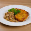 Драники с луком и грибами