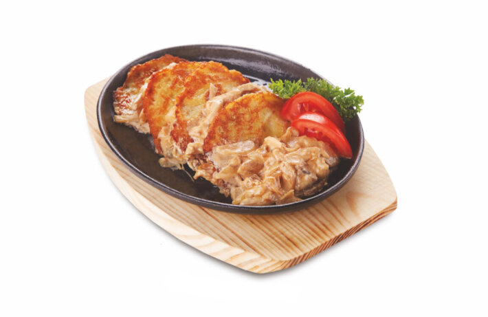 Драники с цыпленком