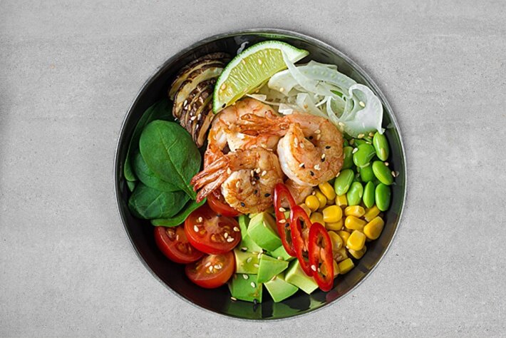 По́ке Боул с креветками