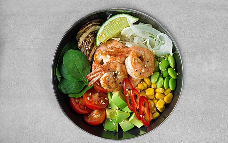 По́ке Боул с креветками