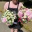 Цветочная композиция с гортензией и розами