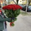 Букет из 51 красной розы 70 см