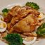 Острая курица с ростками сои