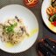Паста с курицей и белыми грибами