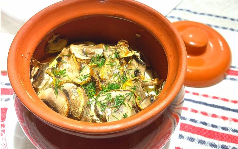 Драники с грибами