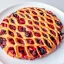 Пирог с клубникой и чёрной смородиной