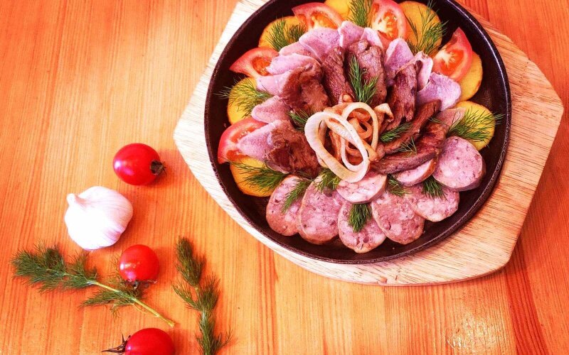 Сковородочка «Три мяса»