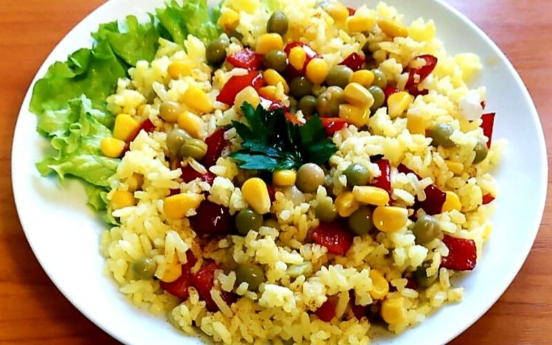 Рис «Карри» с овощами