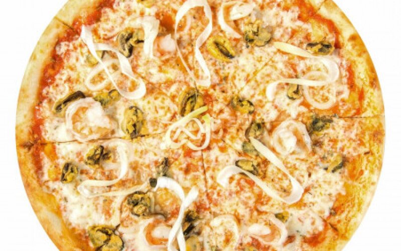 Пицца с морепродуктами