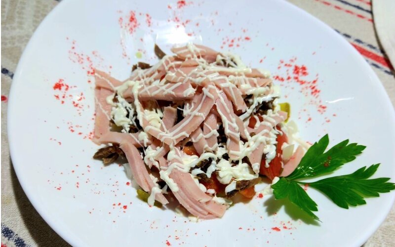 Салат «Папарать-кветка»