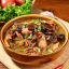 Тушёная курица с грибами