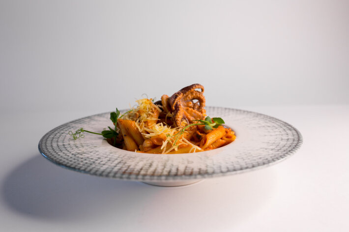 Паста «Пенне» с морепродуктами