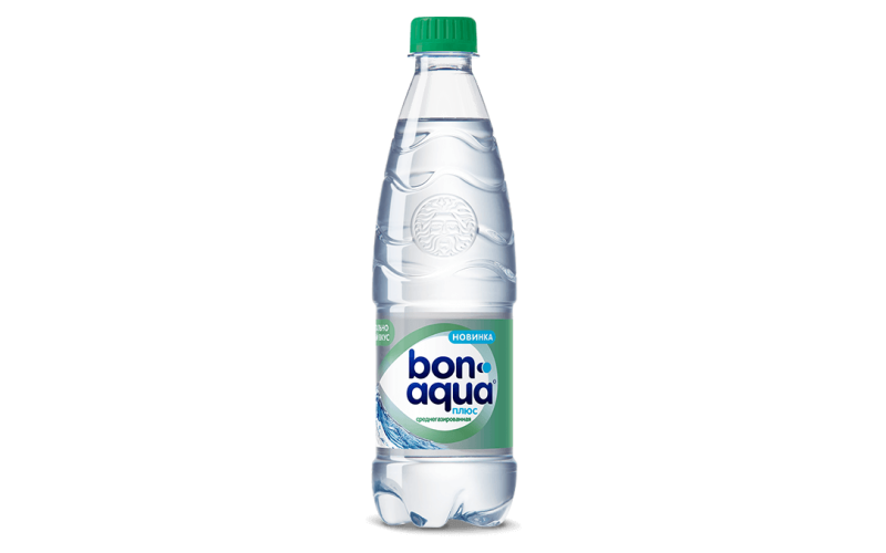 Вода BonAqua среднегазированная