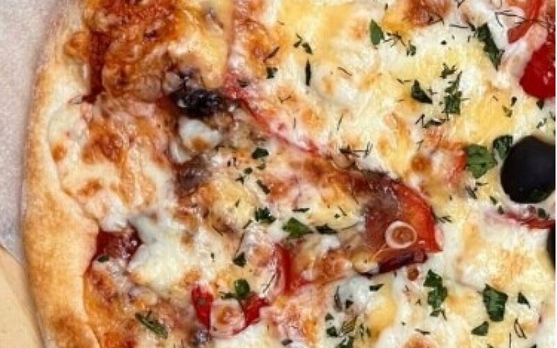 Пицца с морепродуктами