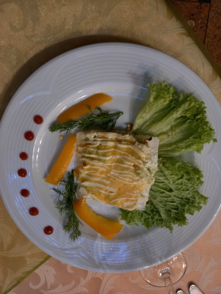 Скумбрия запечённая с цукини