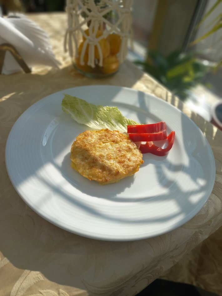 Скумбрия запеченная с цукини