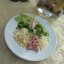 Салат из птицы с ветчиной
