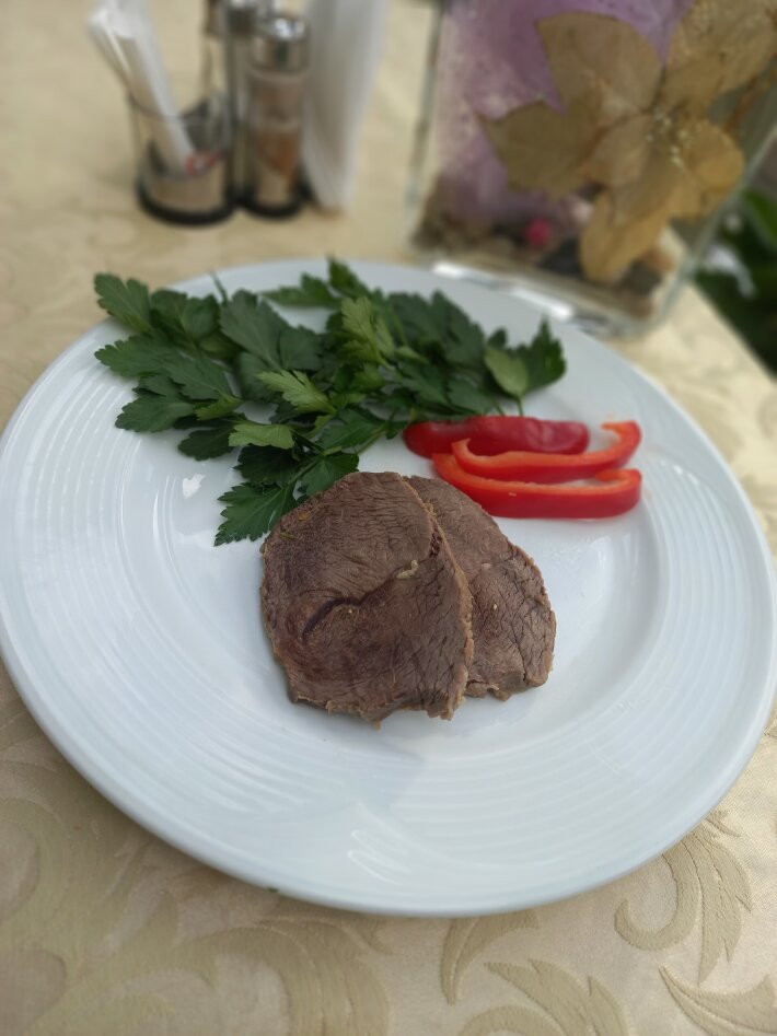 Мясо отварное