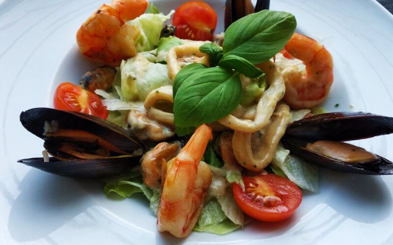 Салат «Дары моря»