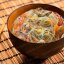 Салат фунчоза с овощами и курицей