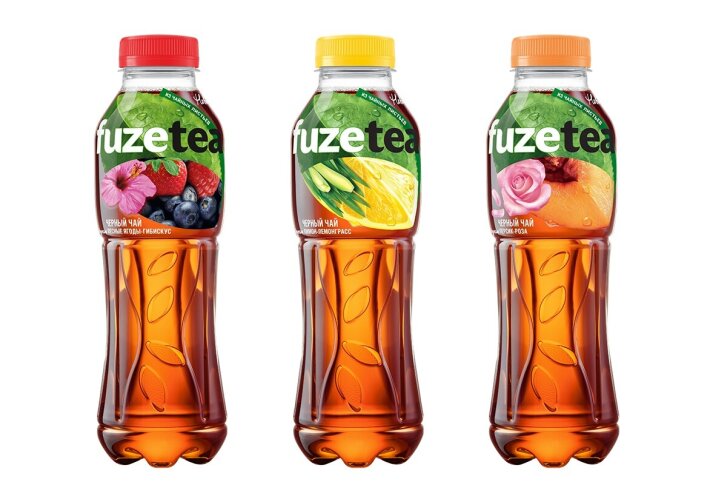 FuzeTea чёрный чай Персик-роза