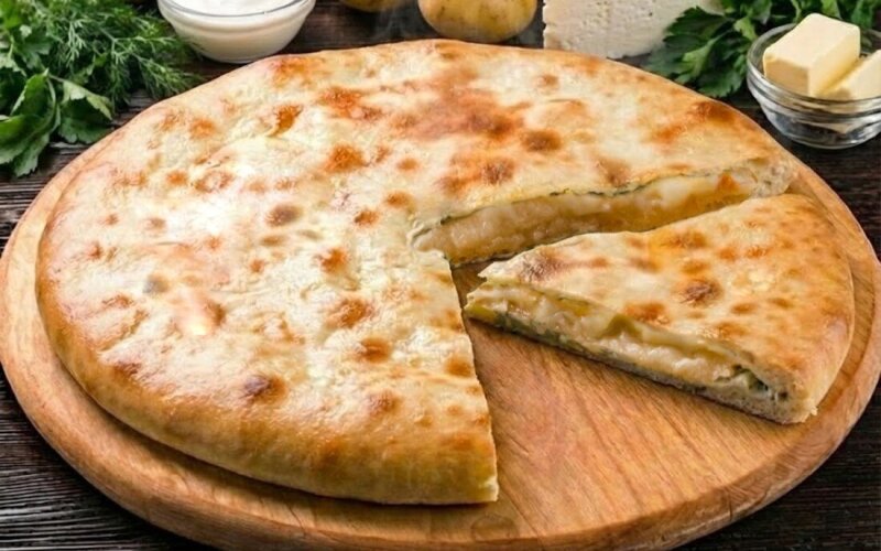 Пирог с картофелем и сыром